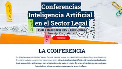 Conferencia Inteligencia Artificial en el Sector Legal