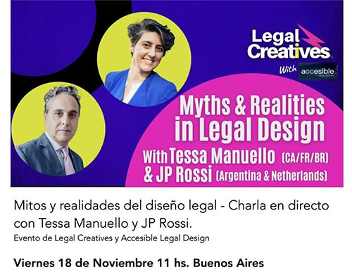 Charla: Myths &amp; Realities in Legal Design
